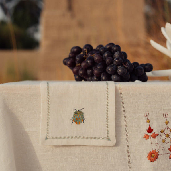 BEETLES COCKTAIL NAPKINS (Set of 6) BEETLES COCKTAIL NAPKINS (Set of 6)