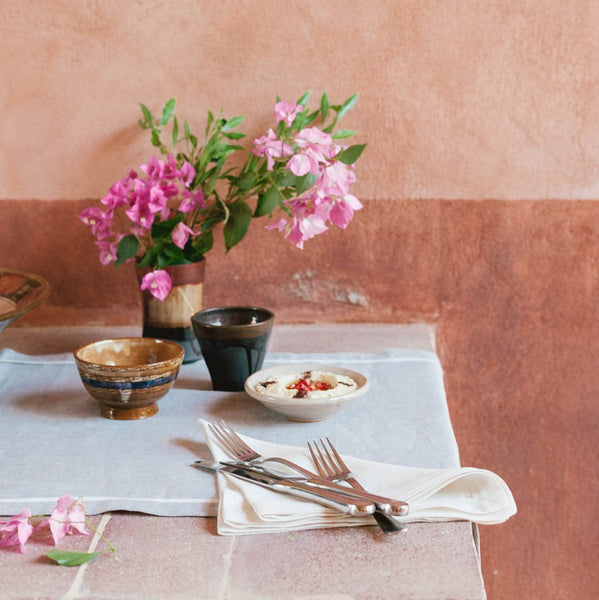 AJOUR LINEN NAPKINS - ecru - Napkin AJOUR LINEN NAPKINS - ecru - Napkin
