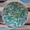 AQUAMARINE LEAVES PLATTER - pottery
