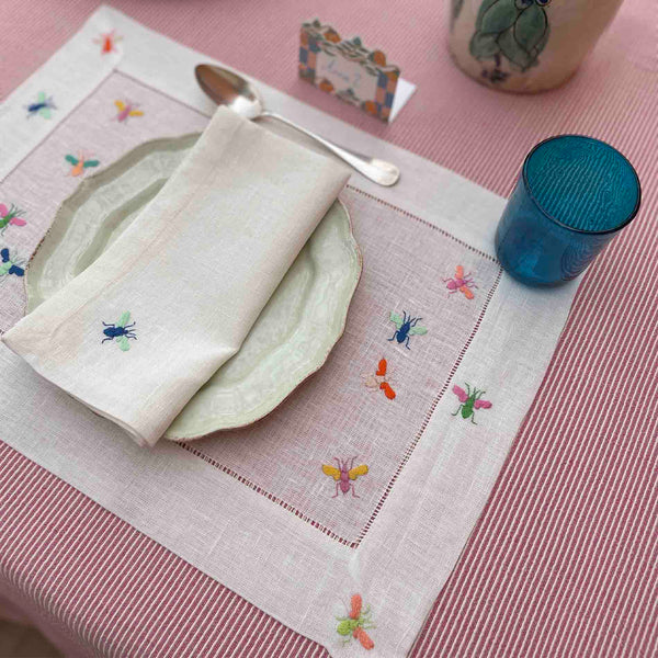 BEE NAPKIN (MULTICOLOUR SET OF 6) - Napkin BEE NAPKIN (MULTICOLOUR SET OF 6) - Napkin