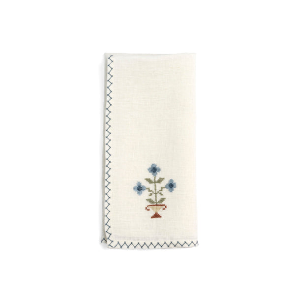 BOUQUET NAPKIN - blue - Napkin BOUQUET NAPKIN - blue - Napkin