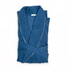 BRUSHED COTTON DRESSING GOWN - Men / extra large / lapiz - bath