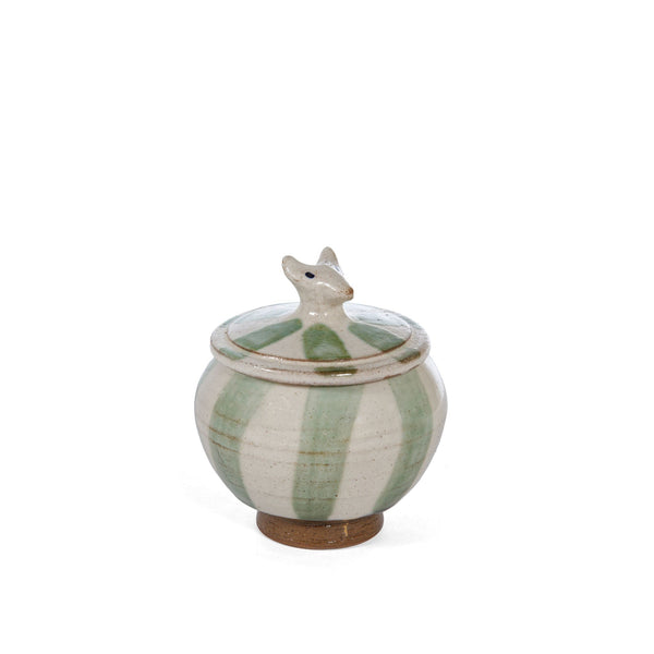 CIRCUS JAM JAR - green - pottery CIRCUS JAM JAR - green - pottery