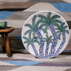 CLUSTER OF PALMS PLATTER - pottery
