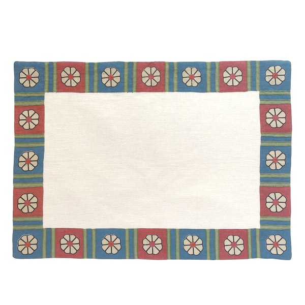 DAISY CHAIN PLACEMAT - deep blue - Placemats DAISY CHAIN PLACEMAT - deep blue - Placemats