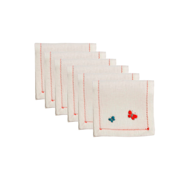 DALLY COCKTAIL NAPKINS (Set of 6) - Napkin DALLY COCKTAIL NAPKINS (Set of 6) - Napkin