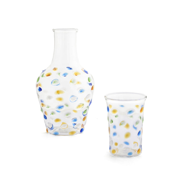 DOTTY CARAFE SET - Multicolor - glass DOTTY CARAFE SET - Multicolor - glass