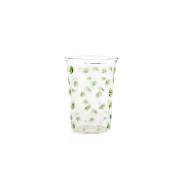 DOTTY GLASS - green - glass DOTTY GLASS - green - glass