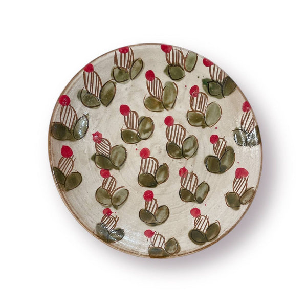 EGYPTIAN ACORN DESSERT PLATE - pottery EGYPTIAN ACORN DESSERT PLATE - pottery