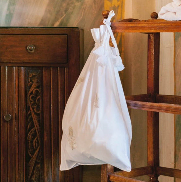 EMBROIDERED LAUNDRY BAG - Bags EMBROIDERED LAUNDRY BAG - Bags