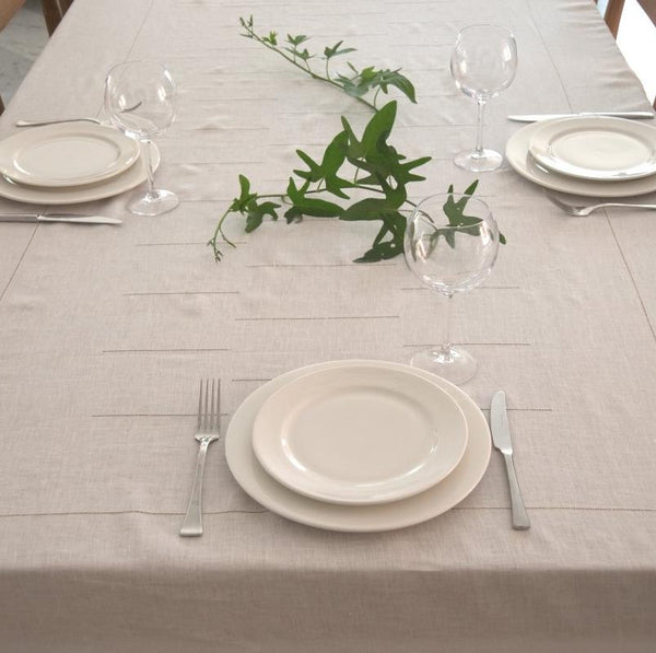 LADDER LINEN TABLECLOTH - ecru - Tablecloth LADDER LINEN TABLECLOTH - ecru - Tablecloth