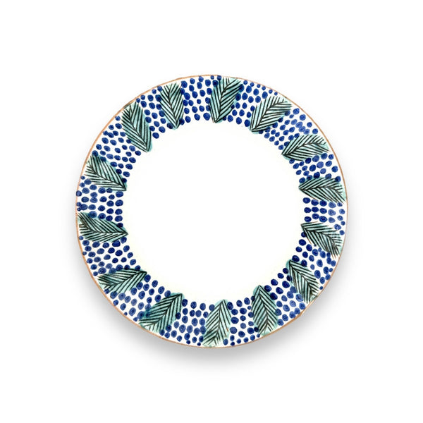 LEAVES DINNER PLATE - pottery LEAVES DINNER PLATE - pottery