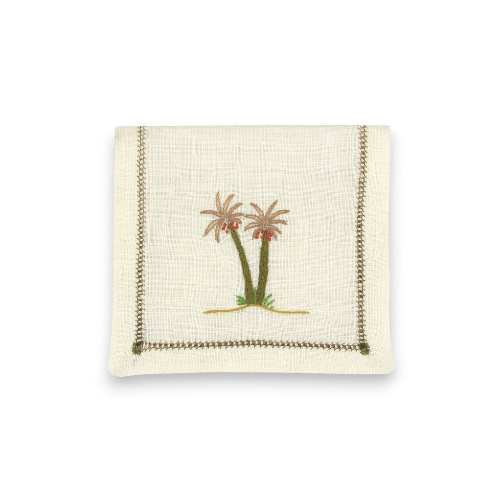 LUXOR PALM COCKTAIL NAPKINS (Set of 6) - Napkin