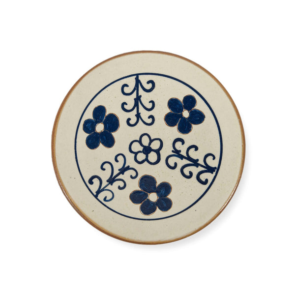 MENYA BLUE DESSERT PLATE - pottery MENYA BLUE DESSERT PLATE - pottery