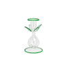 MORNING LOTUS LARGE CANDLEHOLDER - Green - glass