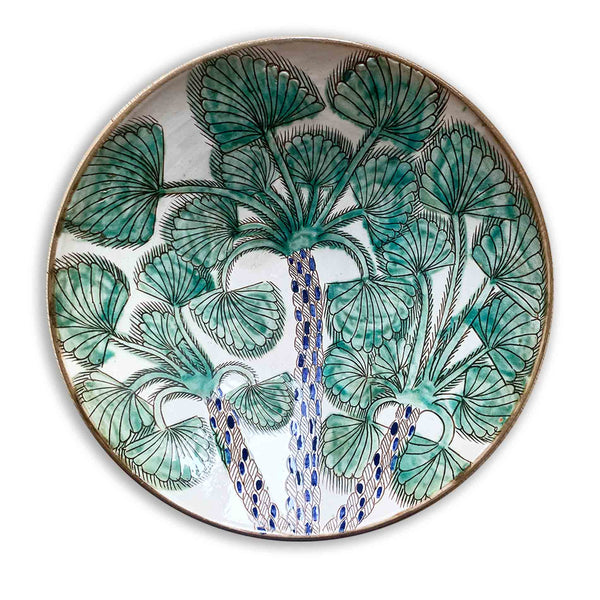 NAKHLA PALMS PLATTER - pottery NAKHLA PALMS PLATTER - pottery