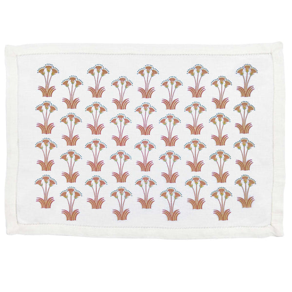 NILE LOTUS PLACEMAT - rosewood - Placemats NILE LOTUS PLACEMAT - rosewood - Placemats