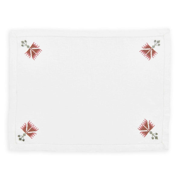 OTTOMAN CARNATION PLACEMAT - rosewood - Placemats OTTOMAN CARNATION PLACEMAT - rosewood - Placemats