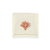 OTTOMAN FEATHER COCKTAIL NAPKINS (Set of 6) - terracotta - Napkin