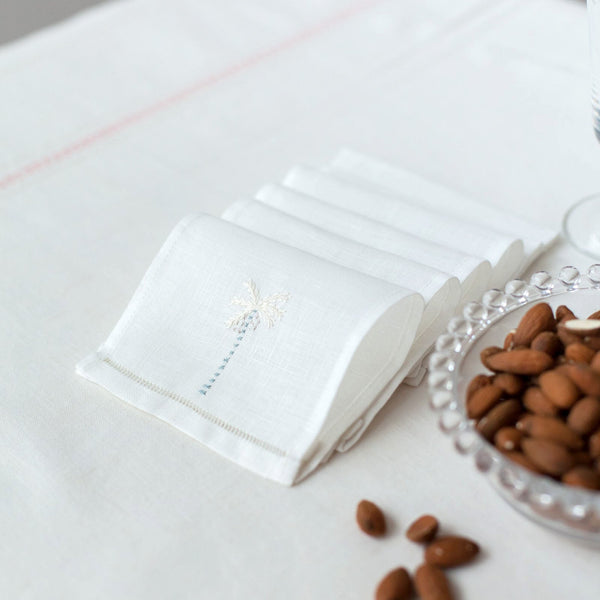 PALM TREE COCKTAIL NAPKINS (Set of 6) - Napkin PALM TREE COCKTAIL NAPKINS (Set of 6) - Napkin