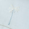 PALM TREE TABLECLOTH - ecru / teal - Tablecloth