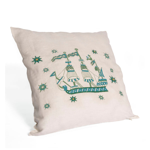 PHAROS CUSHION COVER - Teal - Cushion PHAROS CUSHION COVER - Teal - Cushion