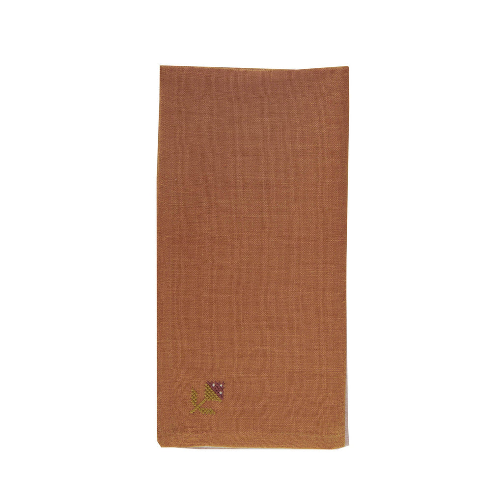 ROSE BUD NAPKIN - orange - Napkin