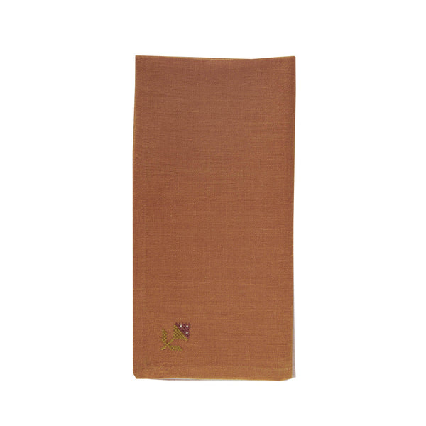 ROSE BUD NAPKIN - orange - Napkin ROSE BUD NAPKIN - orange - Napkin
