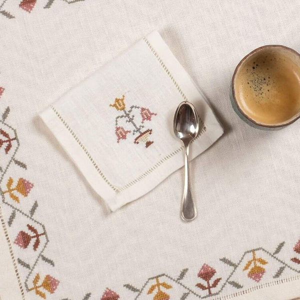 SAMPLER BOUQUET MEZZE NAPKIN (Set of 6) - Napkin SAMPLER BOUQUET MEZZE NAPKIN (Set of 6) - Napkin