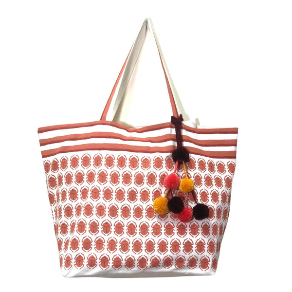 SCARAB BEACH BAG - peach - Bags SCARAB BEACH BAG - peach - Bags