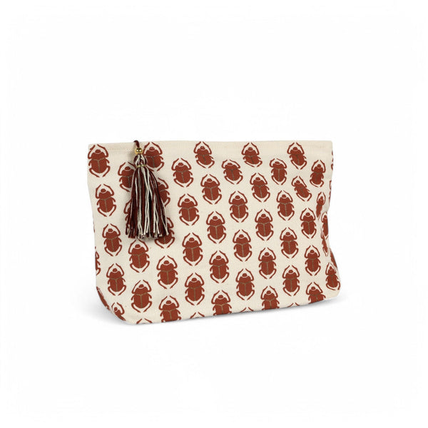 SCARAB TOILETRY BAG - terracotta / Large - Toiletry Bag SCARAB TOILETRY BAG - terracotta / Large - Toiletry Bag