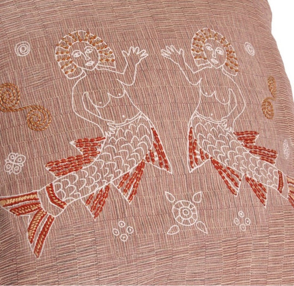 SEA BRIDE CUSHION COVER - Rosewood - Cushion SEA BRIDE CUSHION COVER - Rosewood - Cushion