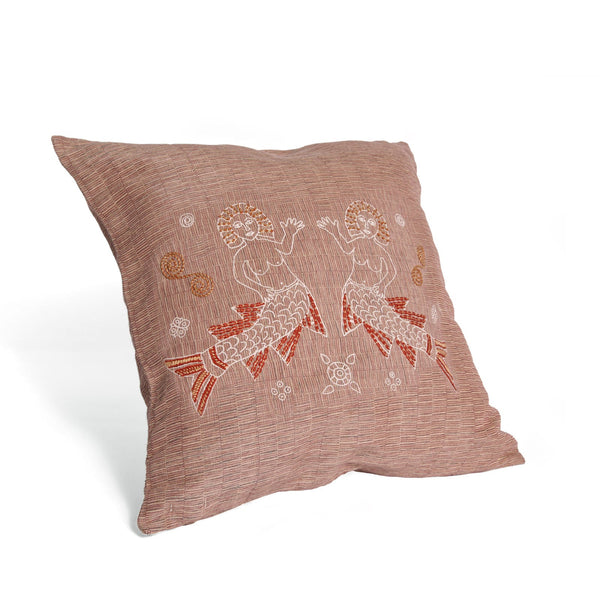 SEA BRIDE CUSHION COVER - Rosewood - Cushion SEA BRIDE CUSHION COVER - Rosewood - Cushion