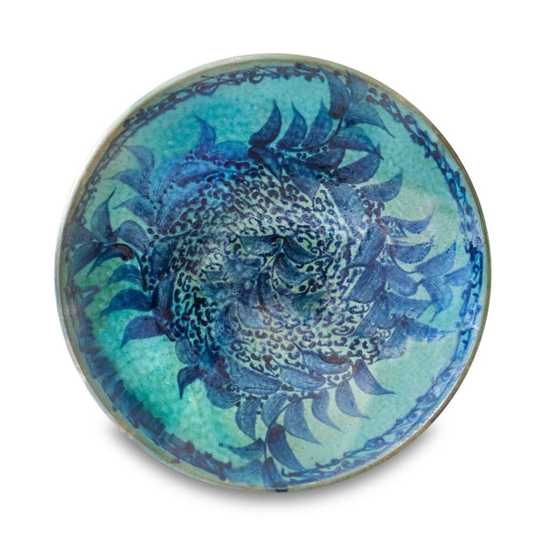 SEASCAPE SERVING BOWL - Large - pottery SEASCAPE SERVING BOWL - Large - pottery