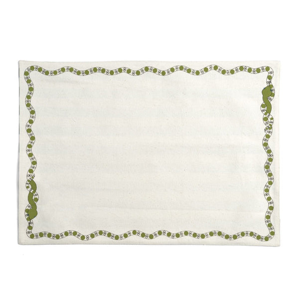 SERPENTINE PLACEMAT - green - Placemats SERPENTINE PLACEMAT - green - Placemats