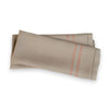 SHASHIKO LINEN GUEST TOWEL (Set of two) - taupe / coral - Towel