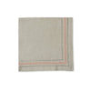 SHASHIKO LINEN NAPKIN - taupe / coral - Napkin