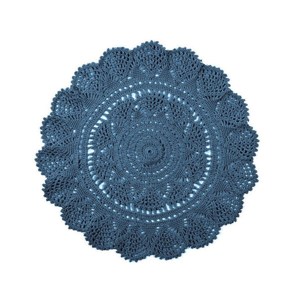 SILSILA ROUND PLACEMAT - blue - Placemats SILSILA ROUND PLACEMAT - blue - Placemats
