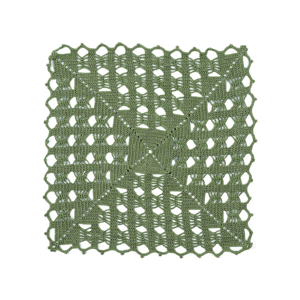 SILSILA SQUARE PLACEMAT - green - Placemats SILSILA SQUARE PLACEMAT - green - Placemats