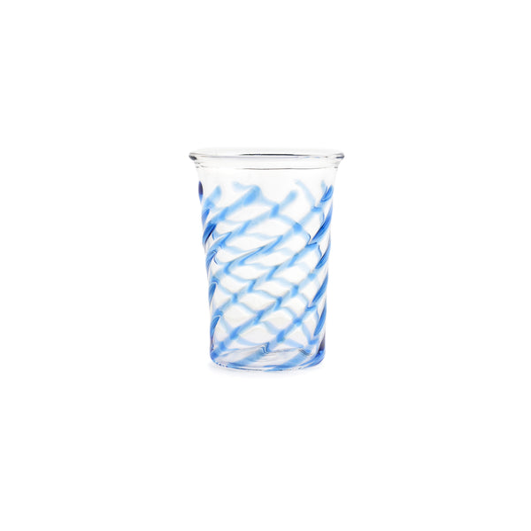 SWIRL GLASS - Blue - glass SWIRL GLASS - Blue - glass