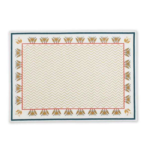 THE ZIGZAG PLACEMAT - gold - Placemats THE ZIGZAG PLACEMAT - gold - Placemats