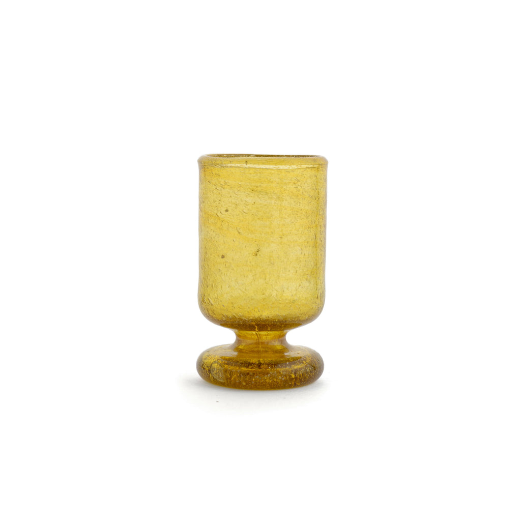 ZAZZY GOBLET SMALL - Amber - glass