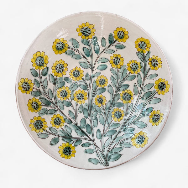 SUNFLOWER SERVING BOWL