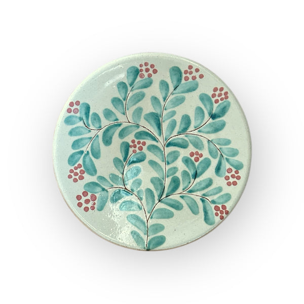 SCARLET LEAVES DESSERT PLATE