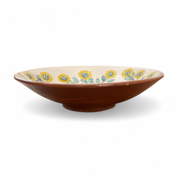 SUNFLOWER SERVING BOWL