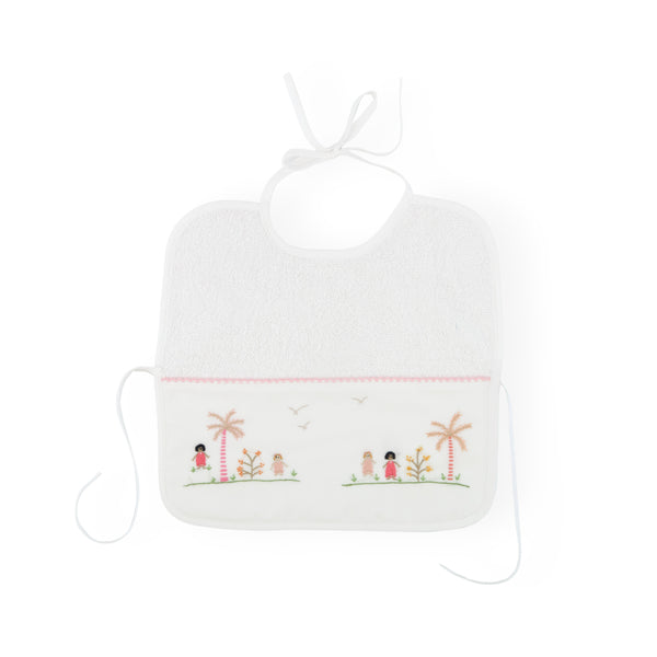BABY BIBS EMBROIDERED (SET OF TWO)