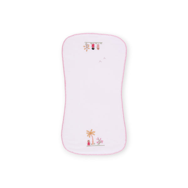 EMBROIDERED BURP CLOTHS (SET OF TWO)