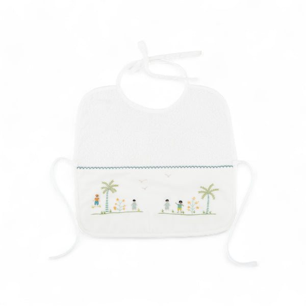BABY BIBS EMBROIDERED (SET OF TWO)