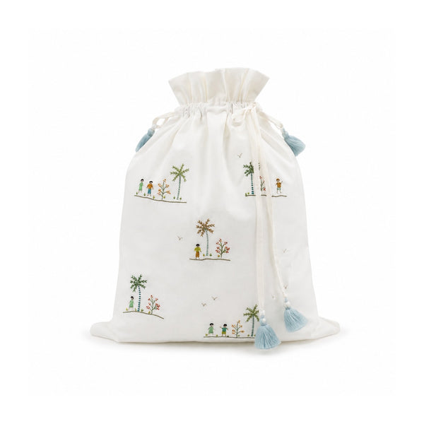 CHILDREN’S EMBROIDERED TRAVEL BAG