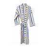 STRIPED COTTON SUMMER ROBE (UNISEX)
